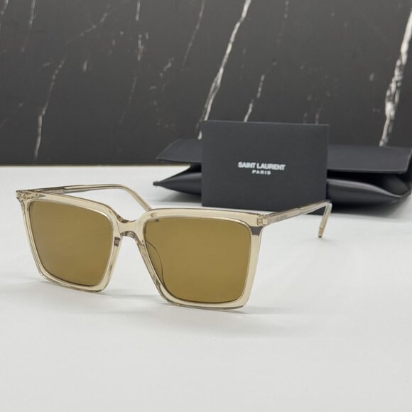 NEW SAINT LAURENT SL474 005 WOMEN SUNGLASSES SAINT LAURENT SL 474 005 - Picture 1 of 12